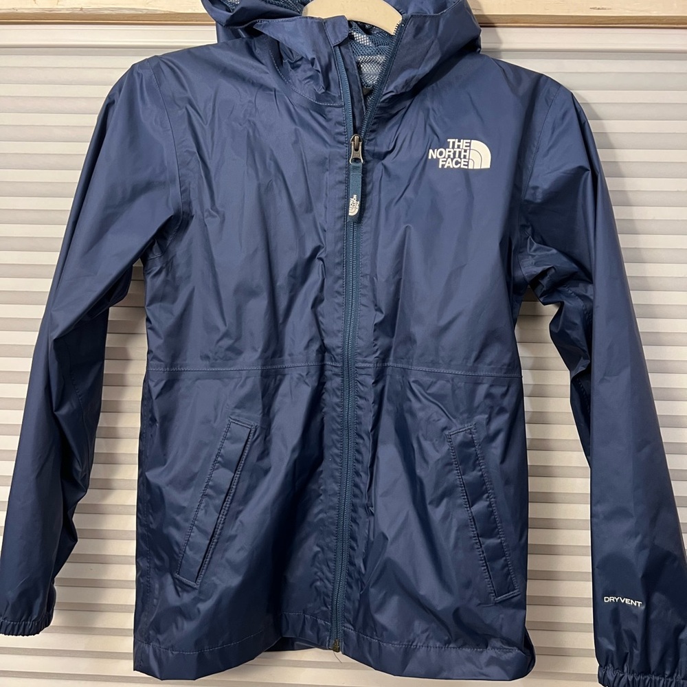 The North Face Kids Blue Raincoat 10/12